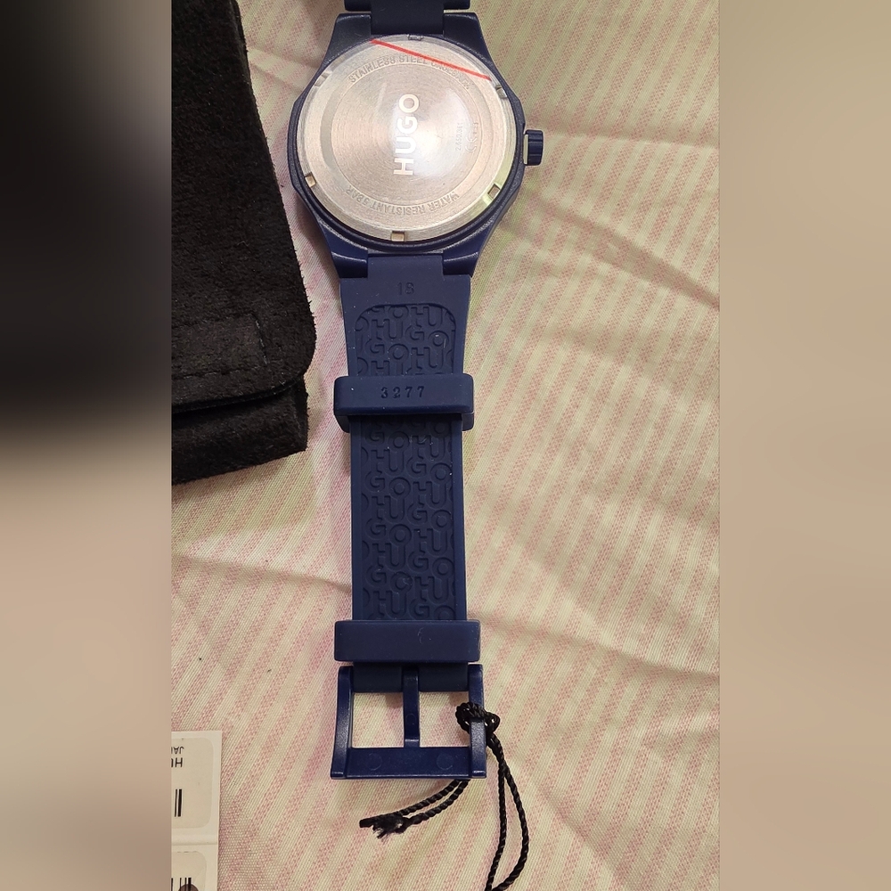 Men's Hugo Boss Watch.Blue. New In Box WithTags.Water Resistant. - Picture 5 of 10